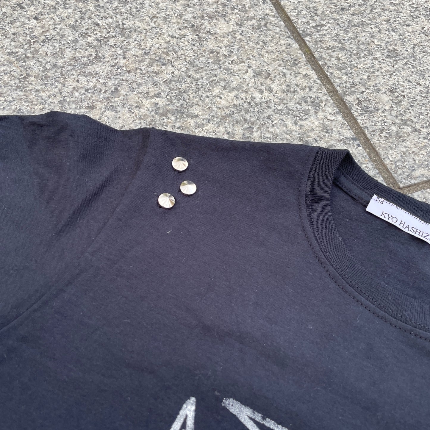 iron cross put on studs T-shirts