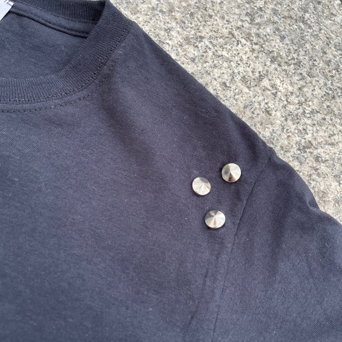 iron cross put on studs T-shirts