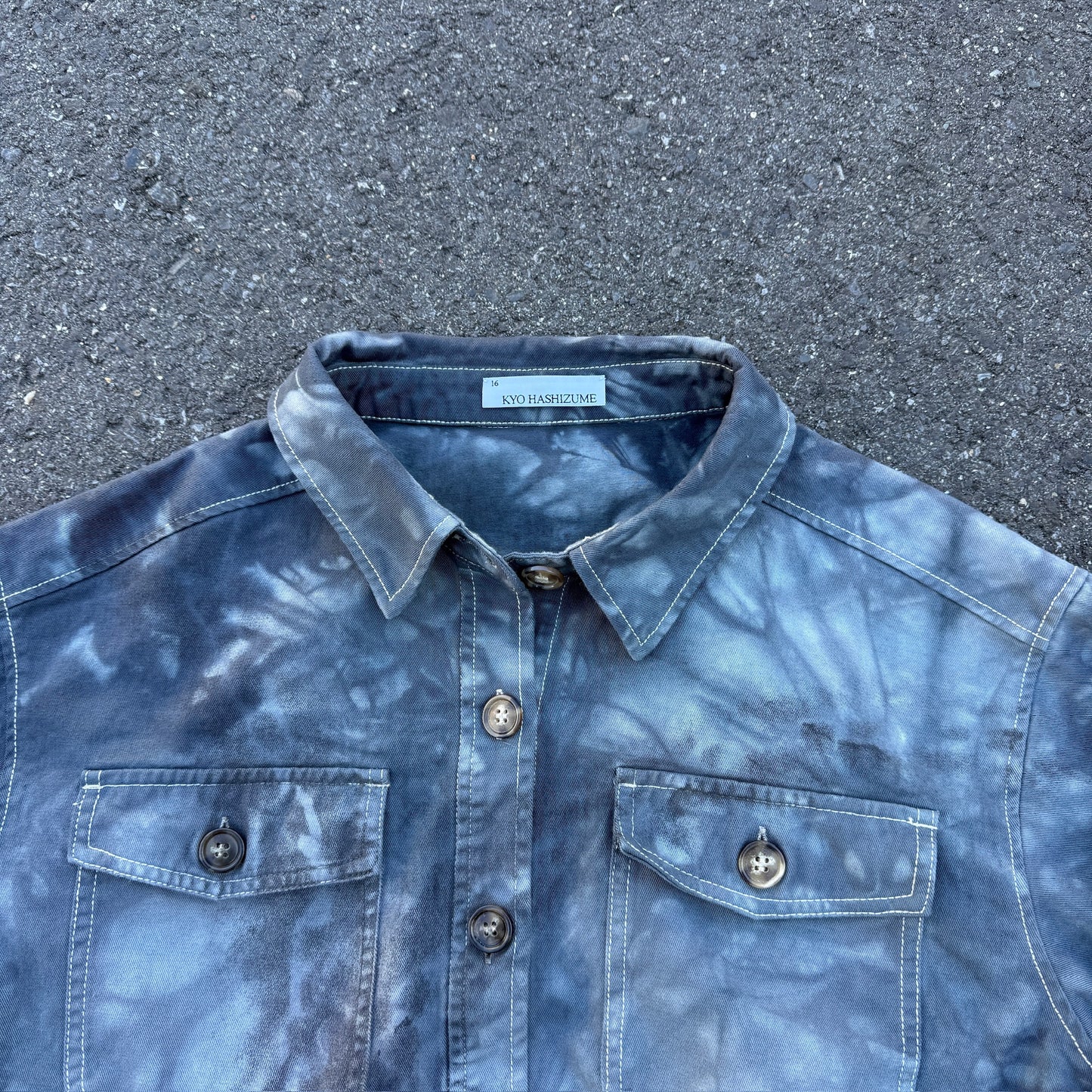 cotton jacket tie-dye