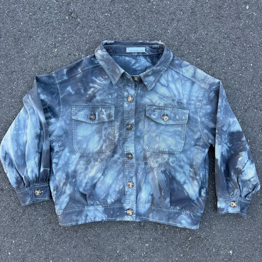 cotton jacket tie-dye