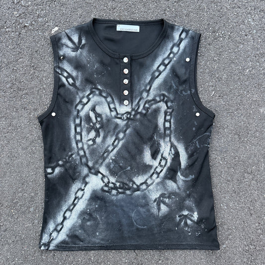 chain art tank top love mode