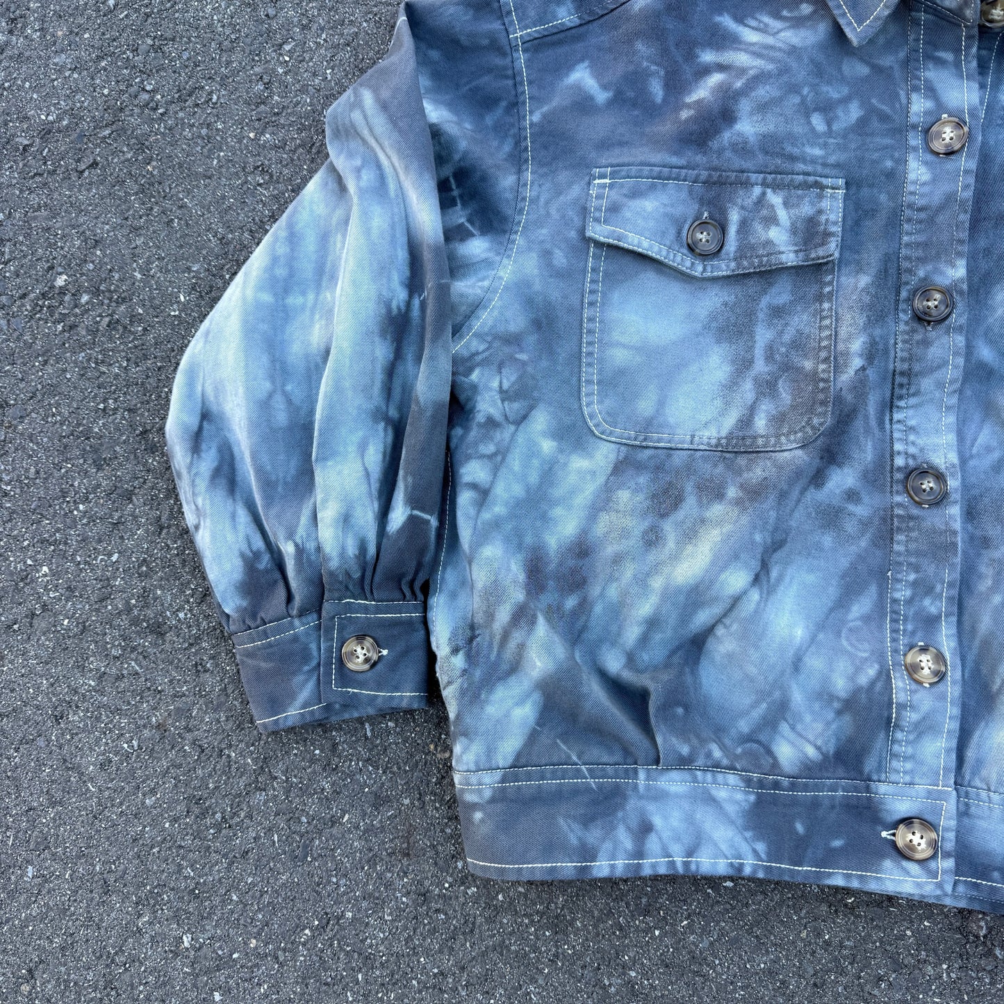 cotton jacket tie-dye